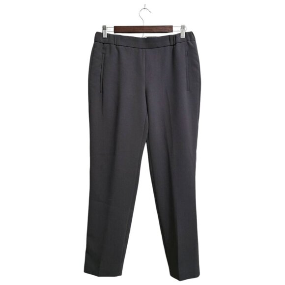Wilfred Aritzia Darontal Cropped Pull On Pants In Iron Taupe Sz 4 - Picture 1 of 10